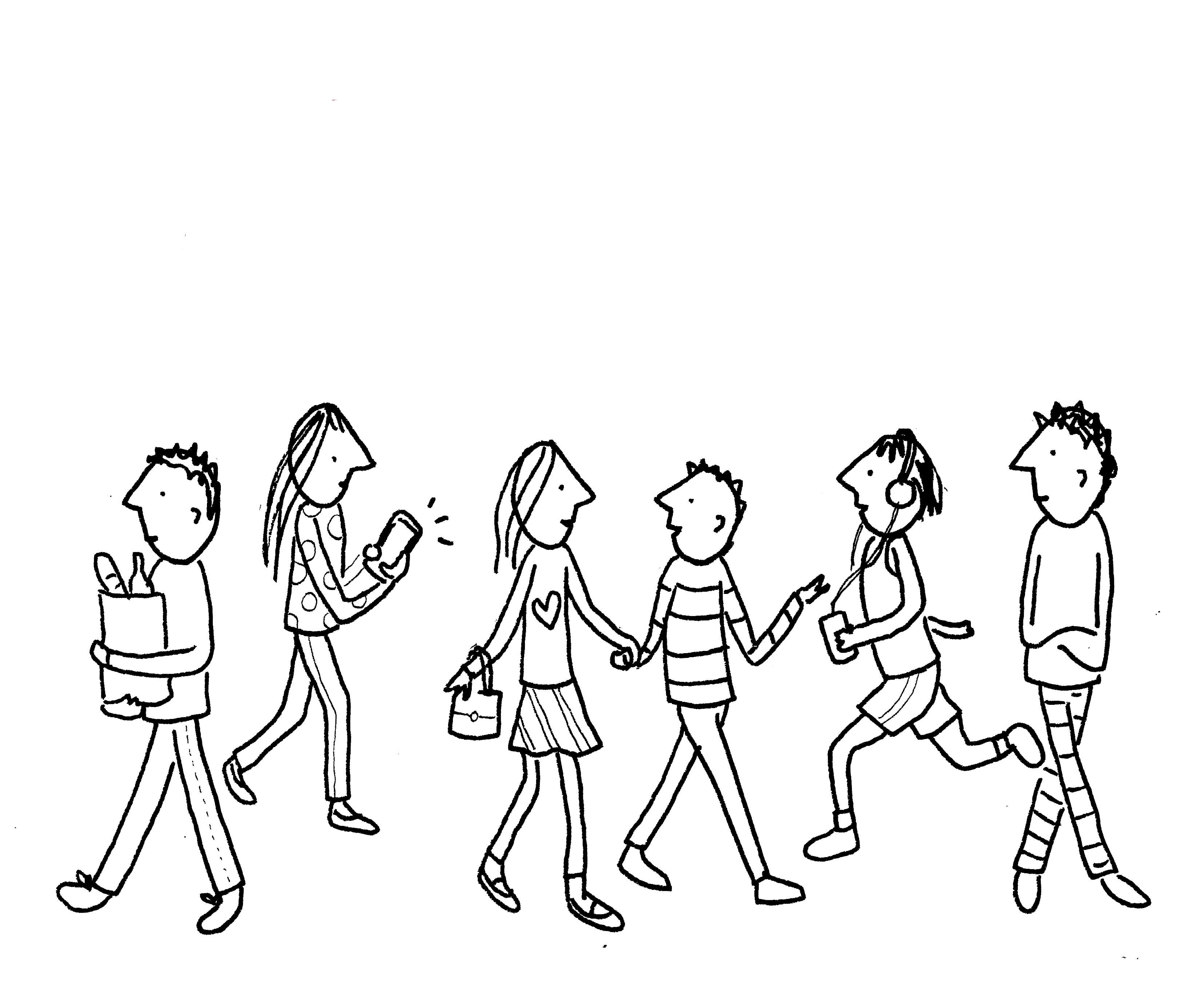 3310x2714 how to draw a crowd of people in steps - Drawing Of A Crowd