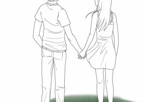 Anime Girls Holding Hands Drawing Drawing Tutorial Easy