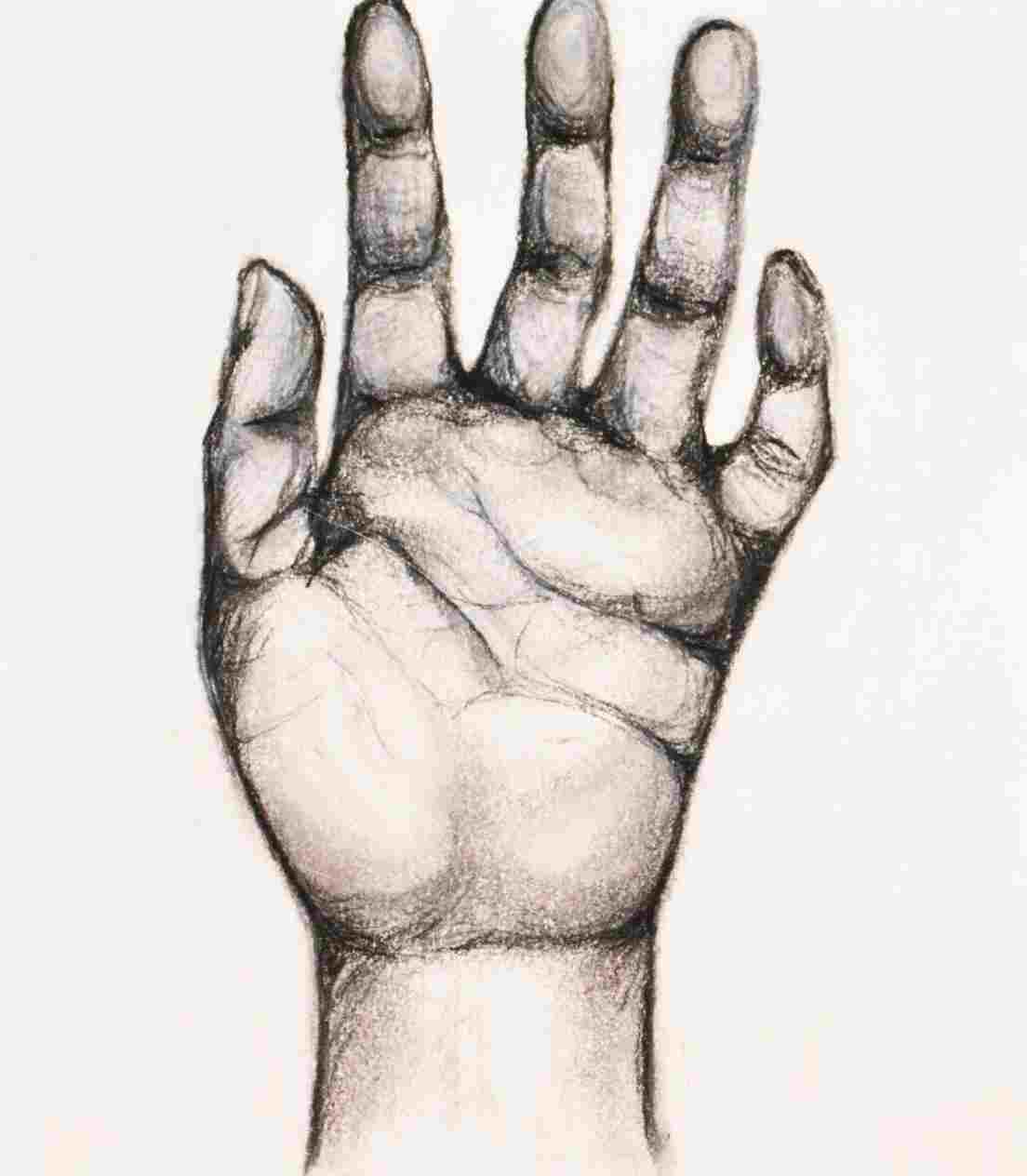 Drawing Of A Hand Reaching at Explore collection
