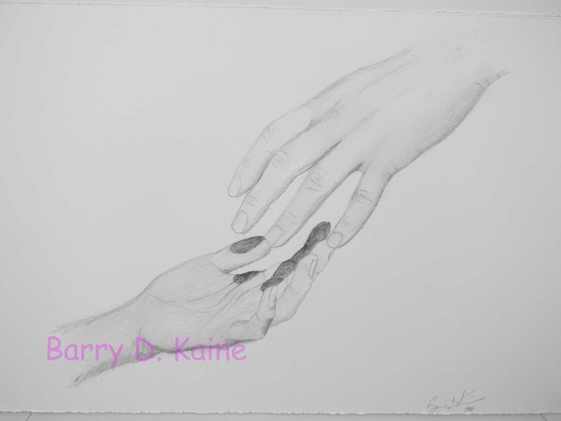Drawing Of A Hand Reaching Out at PaintingValley.com | Explore