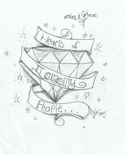 500x621 Trying To Draw Infinity Uploaded - Drawing Of A Heart With A Ribbon