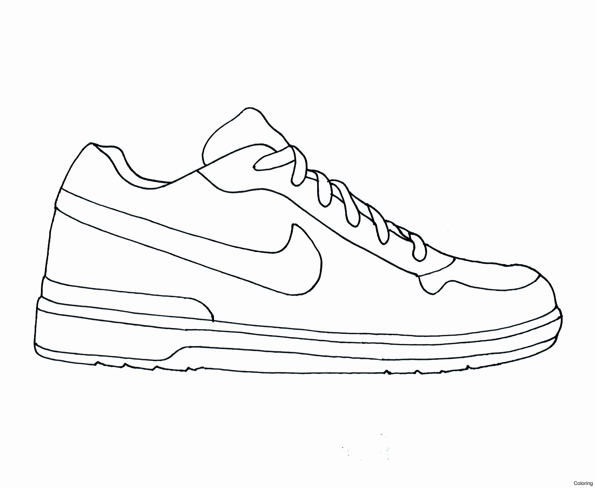 1980x1623 How To Draw Jordan Shoes Easy - Drawing Of A Jordan Shoe