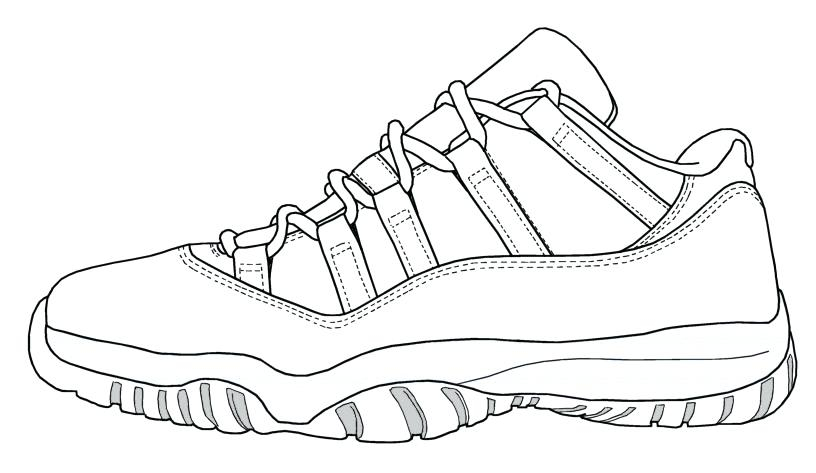 816x473 Jordan Shoes Coloring Pages Shoes Coloring Sheets On Drawing - Drawing Of A Jordan Shoe