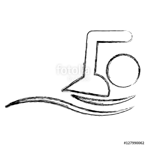 500x500 pictogram swimming icon sport hobby people person and human theme - Drawing Of A Person Swimming