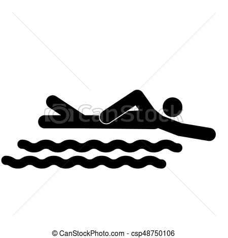 Drawing Of A Person Swimming at PaintingValley.com | Explore collection ...