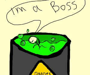 300x250 Person Swimming In Acid Like A Boss Drawing - Drawing Of A Person Swimming