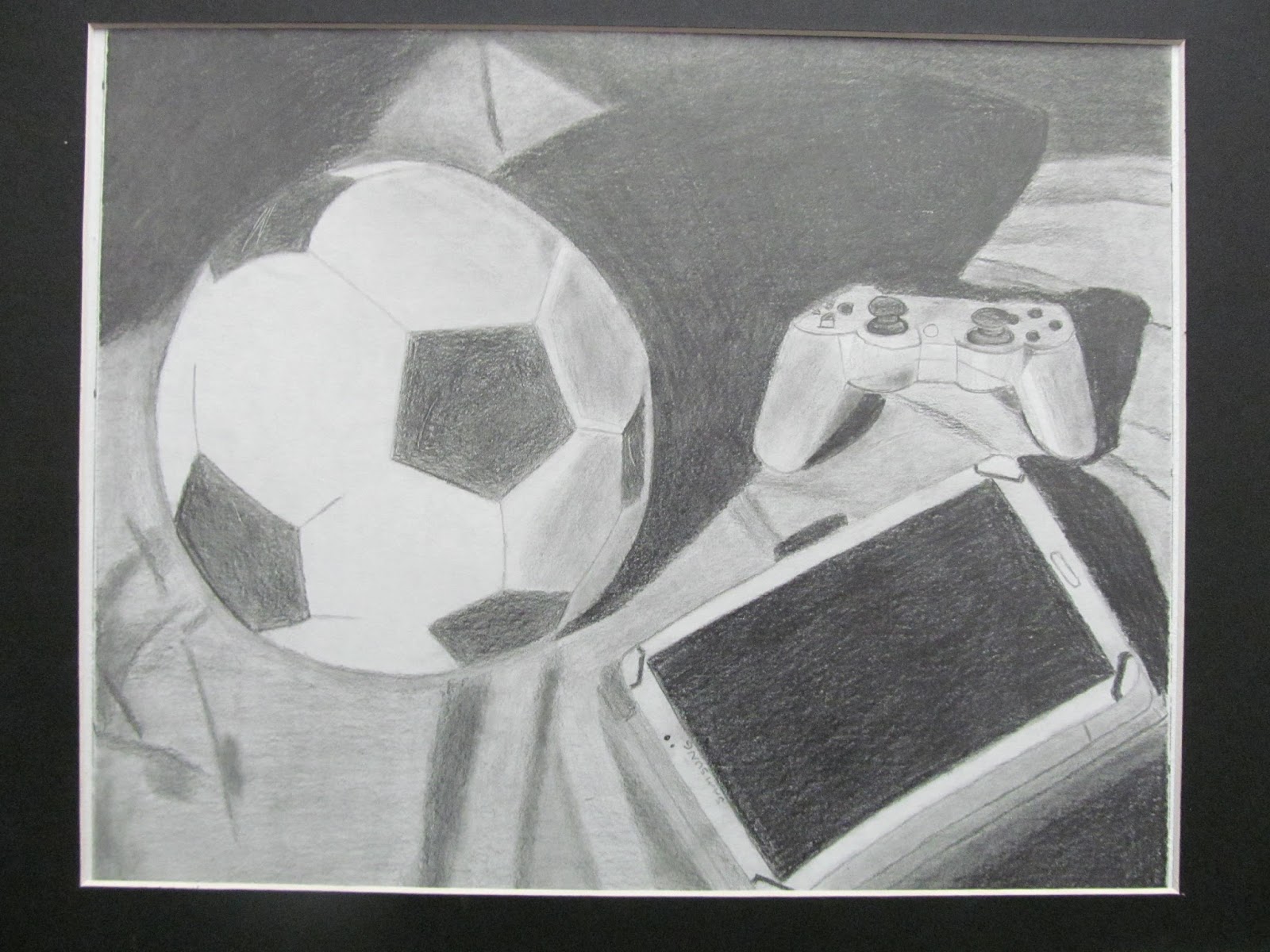1600x1200 Intro To Drawing And Painting Autobiographical Drawing - Drawing Of A Ps3 Controller