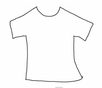 350x301 How To Draw A Shirt Step - Drawing Of A Shirt