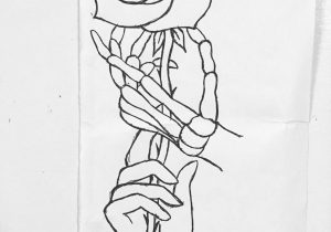 300x210 Skeleton Hand Sketch Easy How To Draw A Hand Steps - Drawing Of A Skeleton Hand