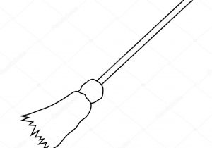 300x210 witch broom drawing single old twig broom, broomstick, traditional - Drawing Of A Witch On A Broomstick