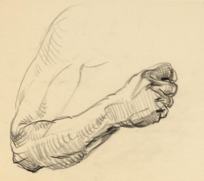 675x600 Study Of An Arm Smithsonian American Art Museum - Drawing Of An Arm