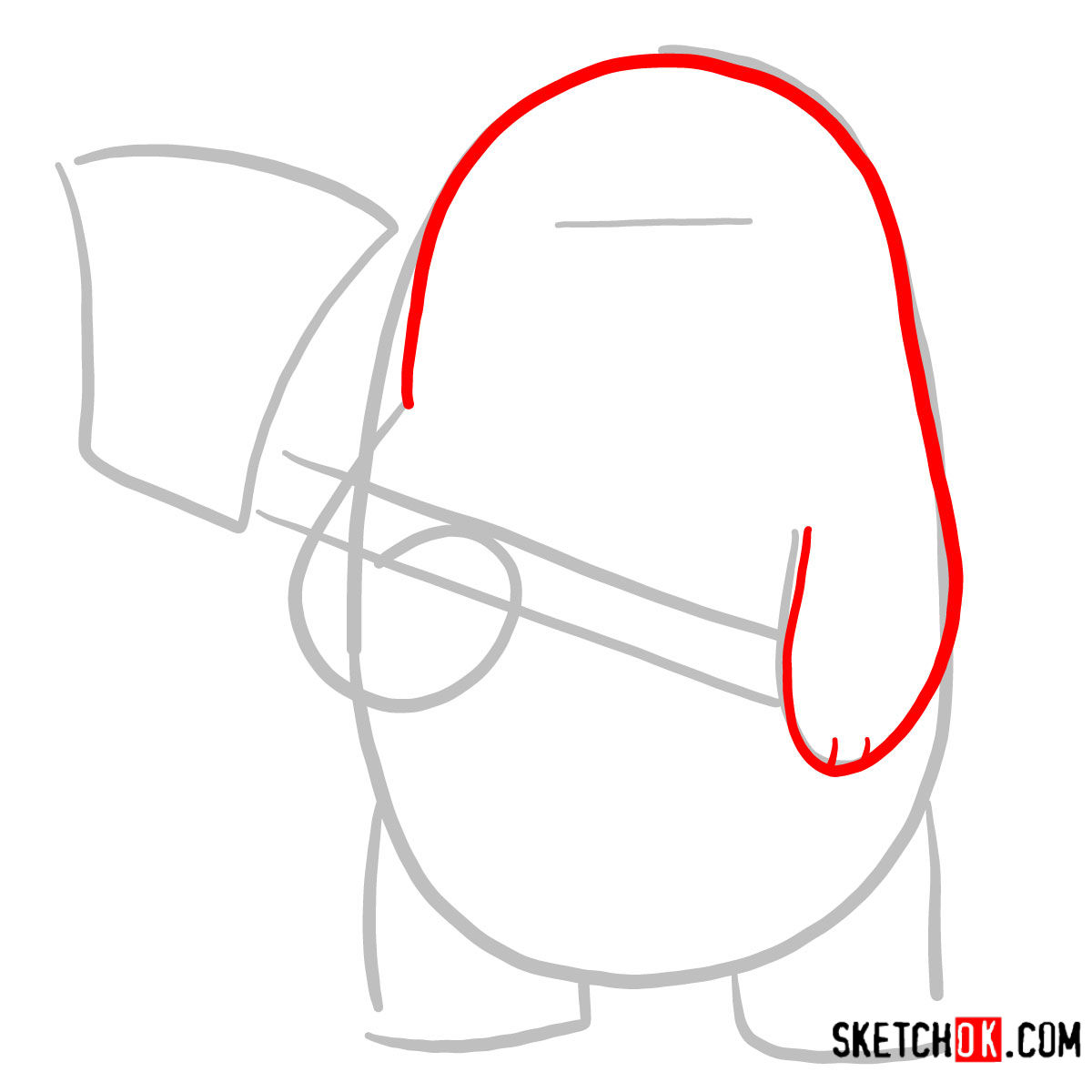 1200x1200 how to draw ice bear with an axe we bare bears - Drawing Of Axe