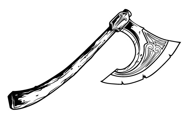 600x400 image result for axe target sketch drawing ideas axe drawing - Drawing Of Axe