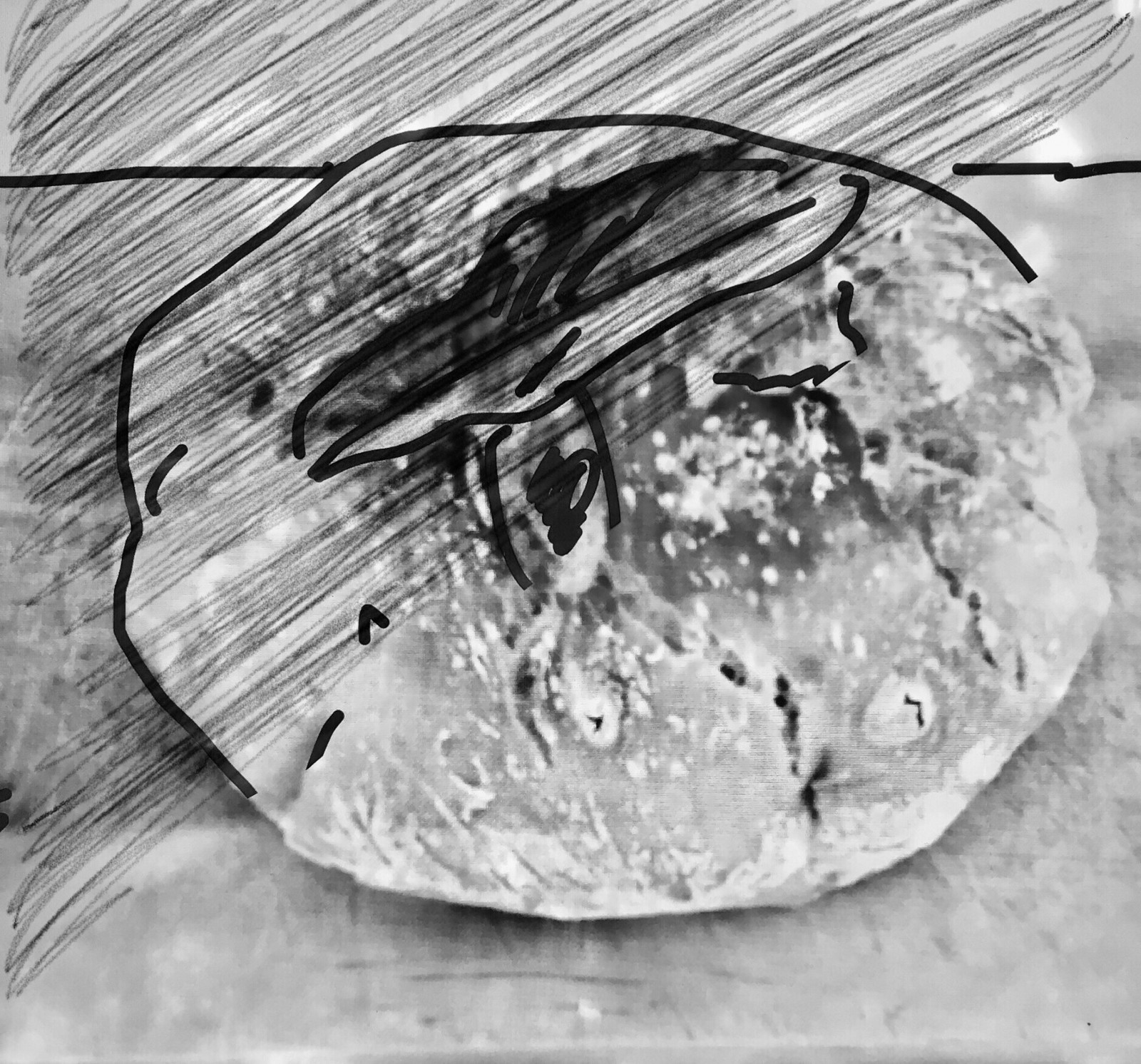 1600x1492 Charcoal Drawing Of A Bread Snapshots Medium - Drawing Of Bread