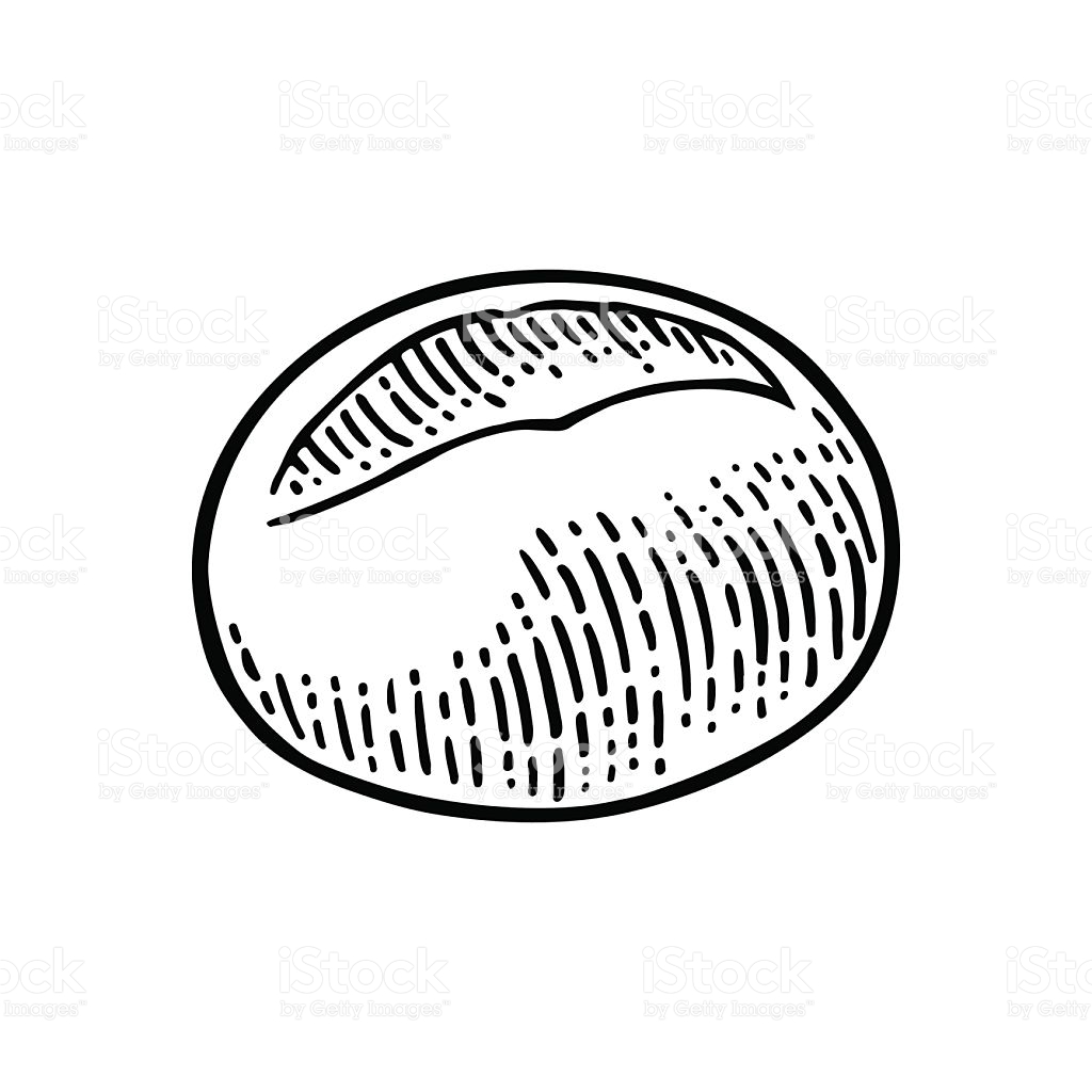 1024x1024 baguette drawing baguette bread for free download - Drawing Of Bread