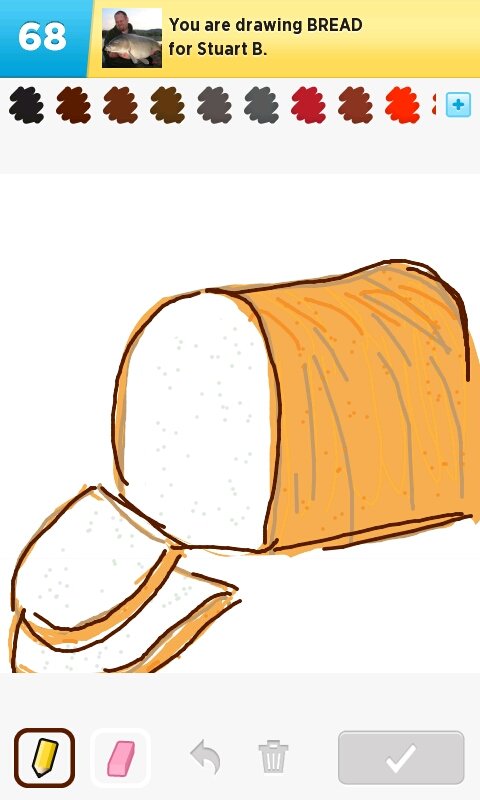 480x800 Bread Drawings - Drawing Of Bread