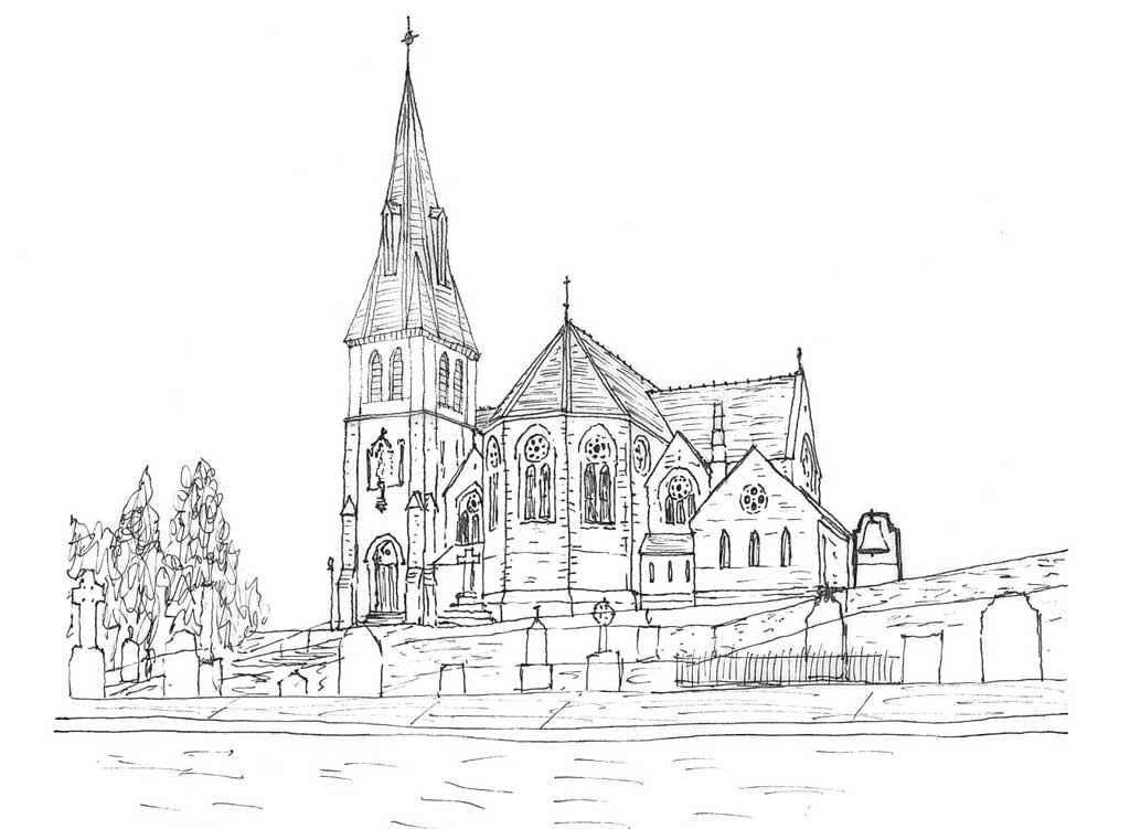 1024x751 kingscourt church renovations planning permission granted - Drawing Of Church Building