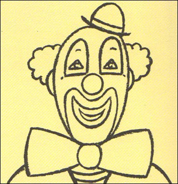 350x362 How To Draw How To Draw A Clown - Drawing Of Circus Joker