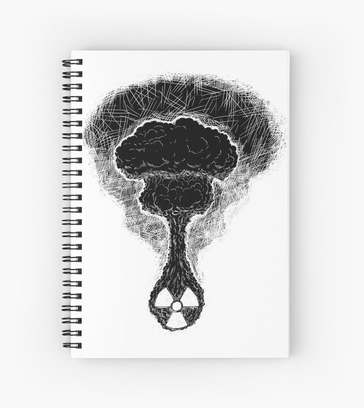 1171x1313 drawing of nuclear explosion coming from radiation symbol spiral - Drawing Of Explosion