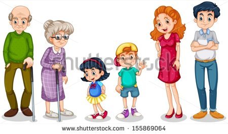 450x265 Extended Family Members Clipart Collection - Drawing Of Family Members