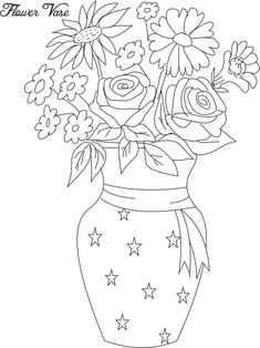 235x314 How To Draw A Beautiful Flower Vase Pictures For Kids To Draw - Drawing Of Flower Vase For Kid
