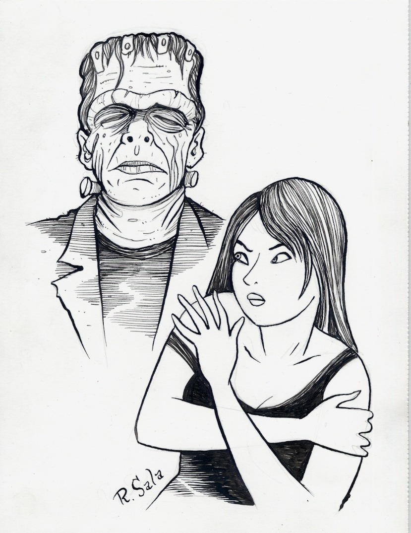 829x1074 frankenstein's monster - Drawing Of Frankenstein Monster