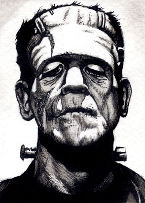 294x412 frankenstein archives - Drawing Of Frankenstein Monster