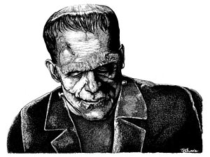 300x225 frankenstein monster drawings fine art america - Drawing Of Frankenstein Monster