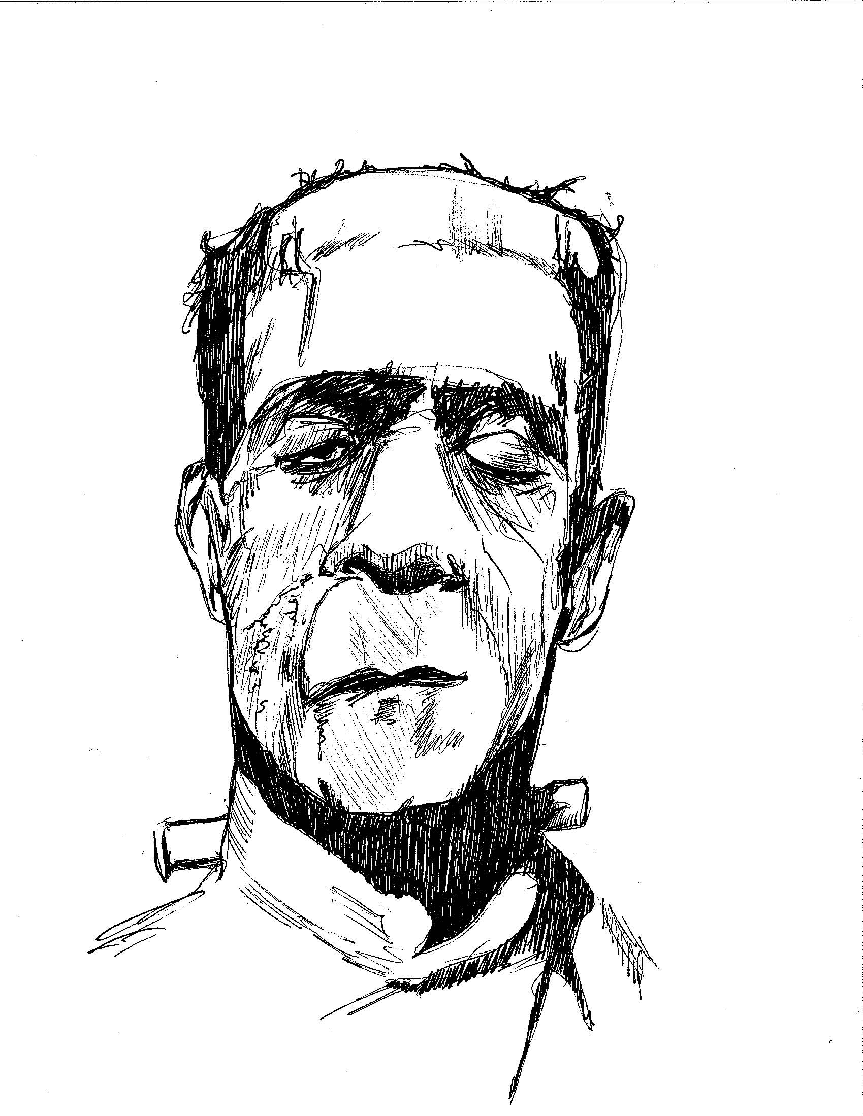Drawing Of Frankenstein Monster at Explore
