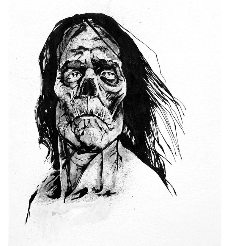 794x826 original frankenstein monster ink portrait etsy - Drawing Of Frankenstein Monster