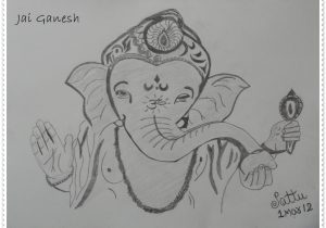 300x210 God Ganesh Pencil Sketches Lord Ganesh Sketch Images Lord Ganesha - Drawing Of God Ganesha