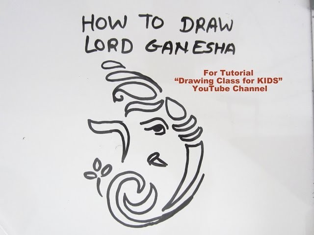 640x480 How To Draw - Drawing Of God Ganesha