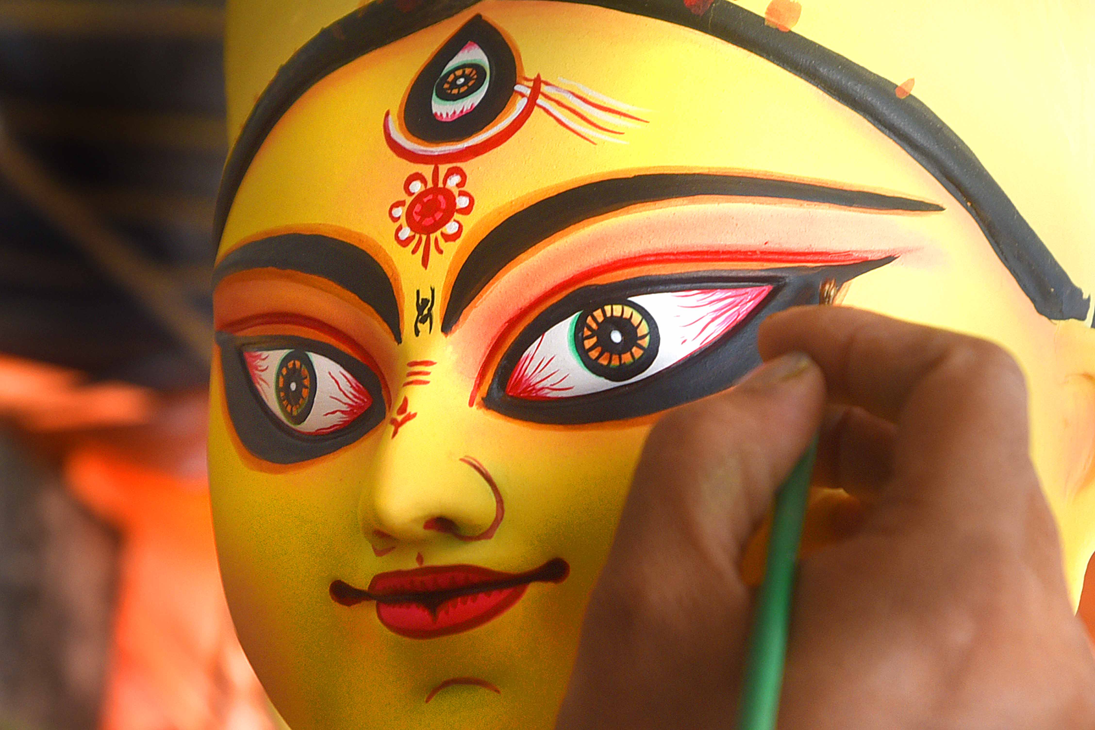 4512x3008 the idol makers who bring goddess durga to life - Drawing Of Goddess Durga