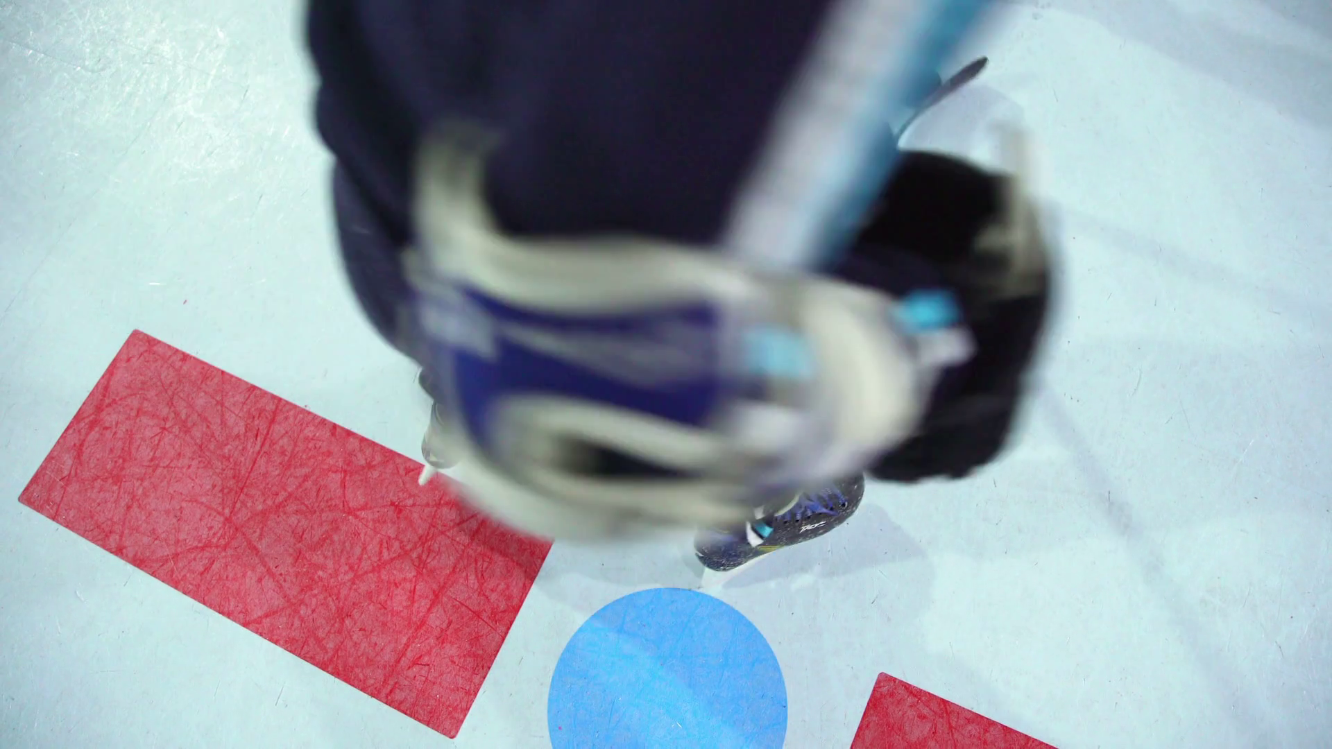1920x1080 close up of ice hockey pucks view from above the hockey puck - Drawing Of Ice Hockey Rink