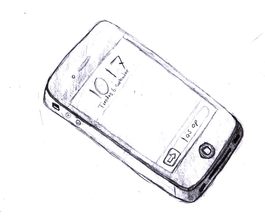 900x759 phone drawing iphone for free download - Drawing Of Iphone