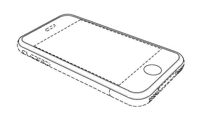 660x383 Apple And Samsung Rest Cases Patent Damages Trial, Jury To Decide - Drawing Of Iphone