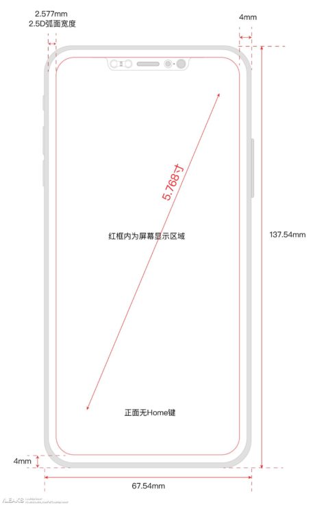 457x740 apple iphone design drawings reveal dimensions, screen size - Drawing Of Iphone