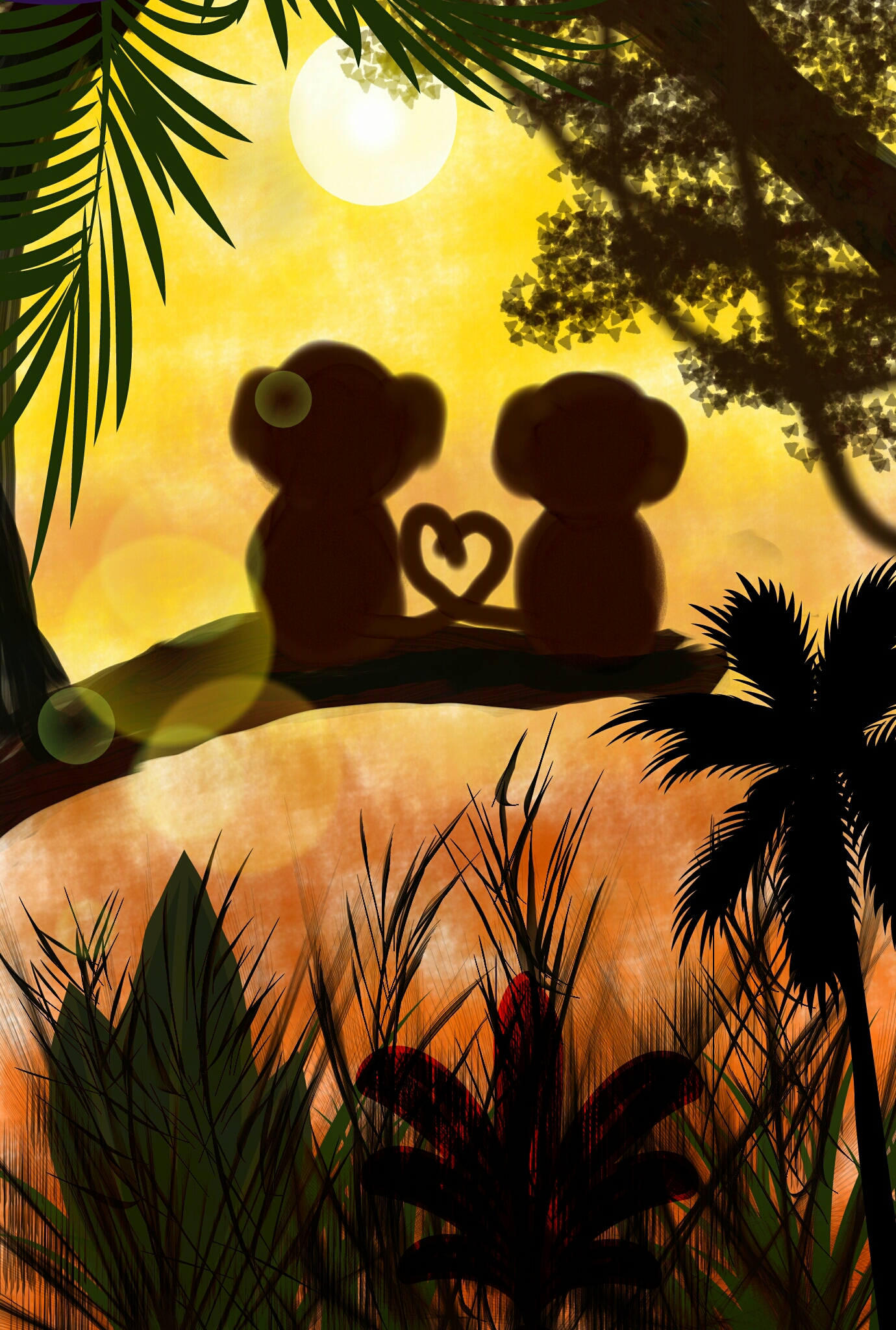 Jungle love. Джунгли рисунок. Нарисовать джунгли. Джунгли картинка для детей. Джунгли мультяшные.