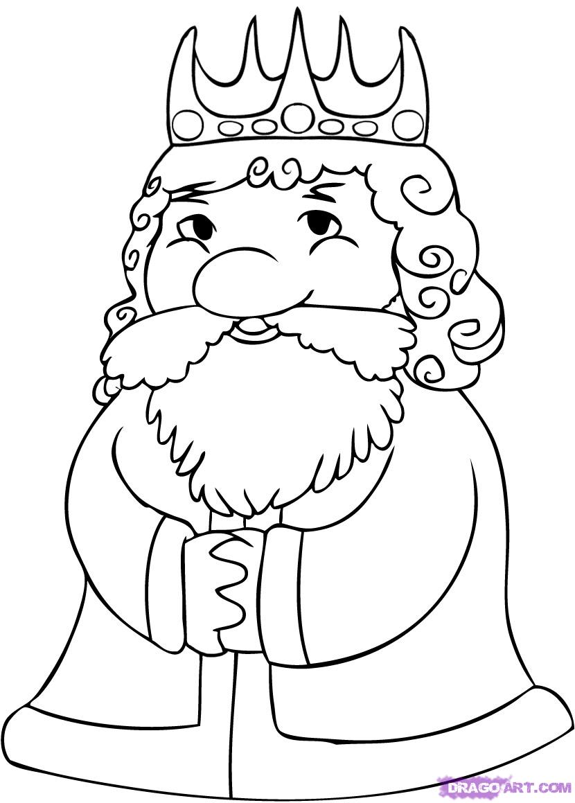 830x1159 How To Draw A King, Step - Drawing Of King