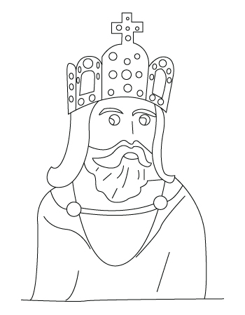 350x450 King Drawing Childrens Drawings - Drawing Of King