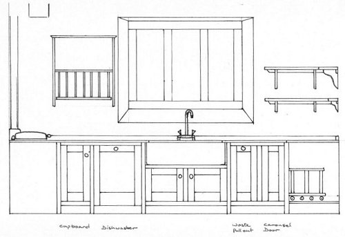 500x343 Jeremy Barnes - Drawing Of Kitchen