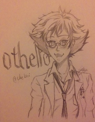 320x412 ukeboi i'm done! i hope you like your othello! if you would like it - Drawing Of Othello