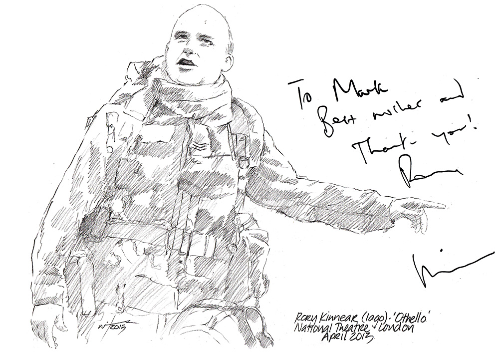 1000x709 drawing rory kinnear in othello chicanepictures - Drawing Of Othello