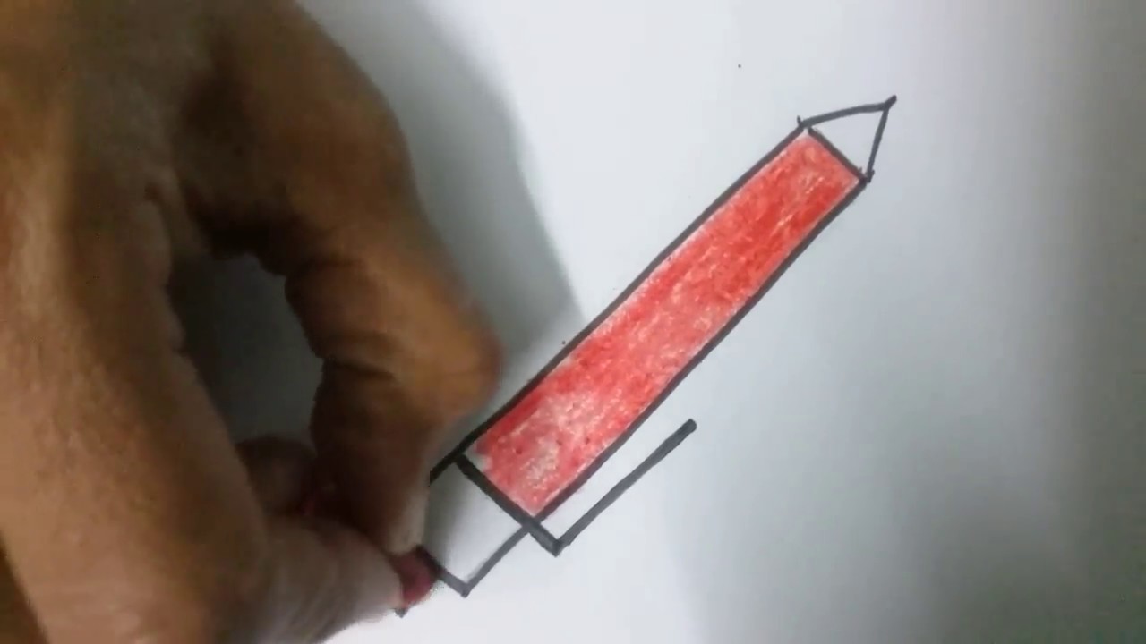 1280x720 how to draw a pen with basic shapes, easy drawing of pen for kids - Drawing Of Pen
