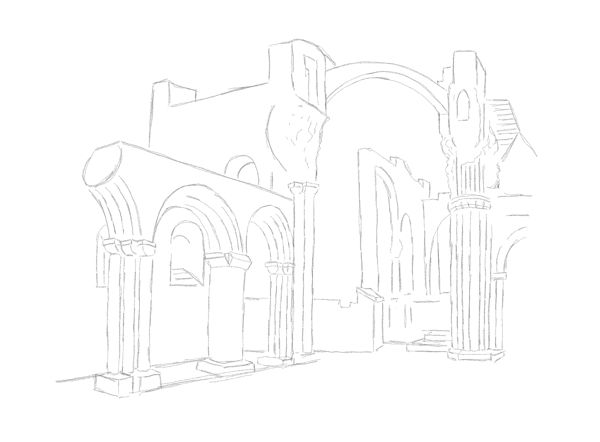 600x442 Pen And Ink Drawing - Drawing Of Pen