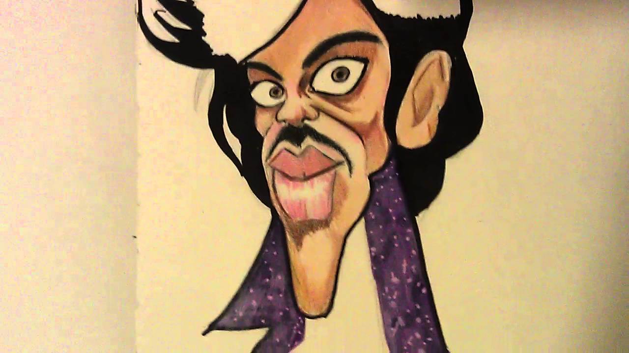 1280x720 My Tribute Caricature Drawing Of Prince Part - Drawing Of Prince