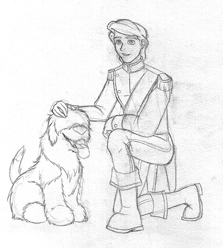 440x490 Prince Eric Jinxed - Drawing Of Prince