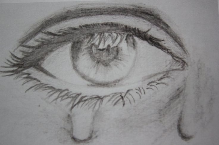 Drawing Of Someone Crying At Paintingvalley Com Explore
