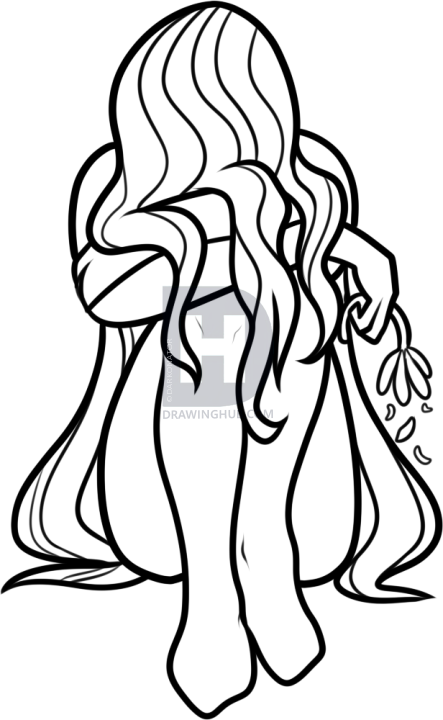 443x720 How To Draw A Girl Crying, Step - Drawing Of Someone Crying