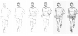 272x125 How To Draw A Man Running Let's Draw People - Drawing Of Someone Running